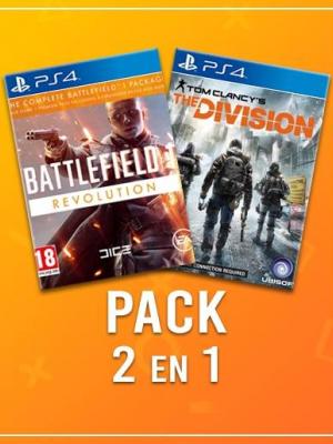 2 JUEGOS EN 1 BATTLEFIELD 1 REVOLUTION mas TOM CLANCYS THE DIVISION PS4