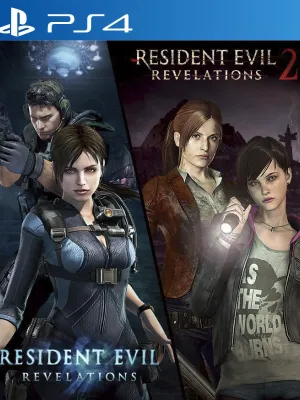 2 JUEGOS EN 1 RESIDENT EVIL REVELATIONS 1 MAS RESIDENT EVIL REVELATIONS 2 PS4